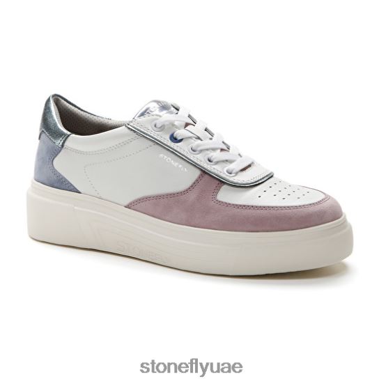 نحيف أليجرا 11 قطيفة / نابا lth أزرق / بنفسجي / أبيض Stonefly XJX8JT45 أحذية