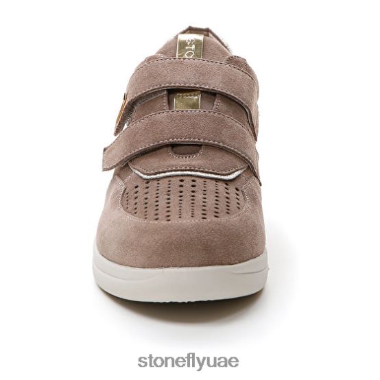 نحيف الشفق القطبي 16 القطيفة وردي رمادي / قطعة من الجبن Stonefly XJX8JT107 أحذية