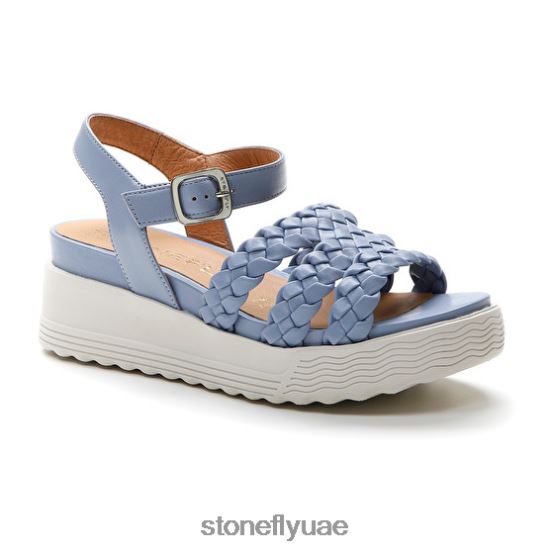 نحيف باركي 16 منقوش s./nappa lth أزرق Stonefly XJX8JT212 صنادل