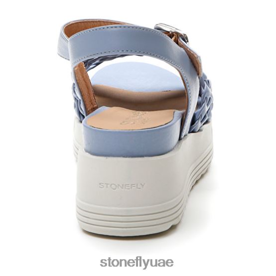 نحيف باركي 16 منقوش s./nappa lth أزرق Stonefly XJX8JT212 صنادل