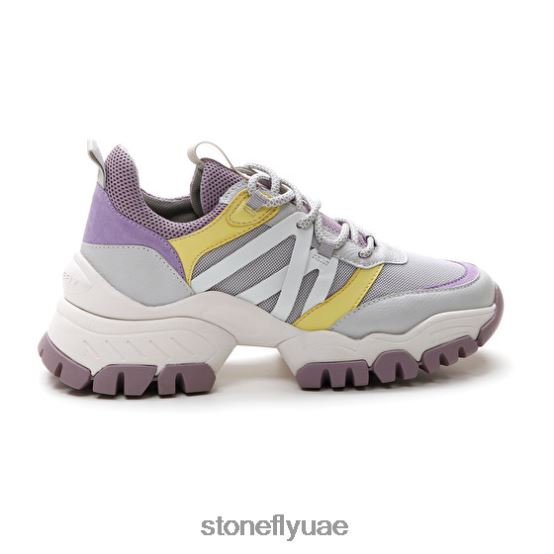 نحيف نسيج تويجي 1 / نابا lth أرجواني / أصفر Stonefly XJX8JT59 أحذية