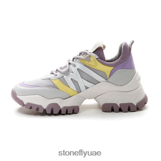 نحيف نسيج تويجي 1 / نابا lth أرجواني / أصفر Stonefly XJX8JT59 أحذية