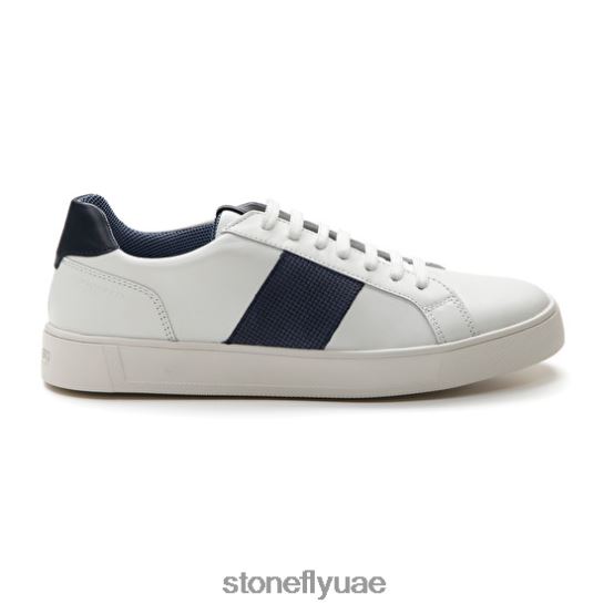 رجال قوة 1 نابا lth / طباعة العجل lth أزرق غامق / أبيض Stonefly XJX8JT354 أحذية