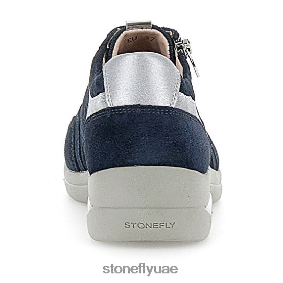 نحيف الشفق القطبي 20 القطيفة أزرق غامق Stonefly XJX8JT95 أحذية