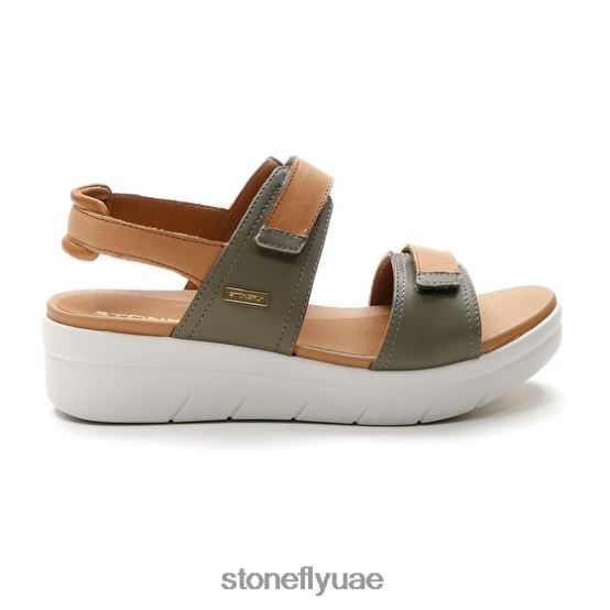 نحيف أكوا الثالث 20 نابا lth بني / أخضر Stonefly XJX8JT143 صنادل