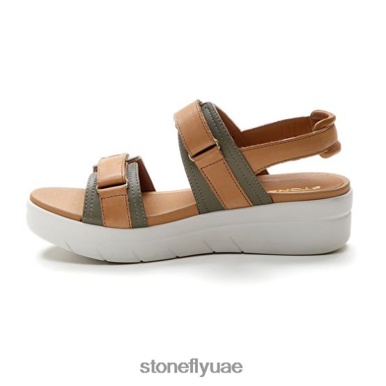 نحيف أكوا الثالث 20 نابا lth بني / أخضر Stonefly XJX8JT143 صنادل