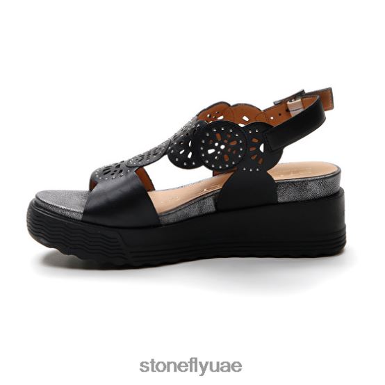 نحيف باركي 21 nappa lth أسود Stonefly XJX8JT230 صنادل