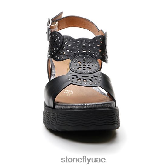 نحيف باركي 21 nappa lth أسود Stonefly XJX8JT230 صنادل