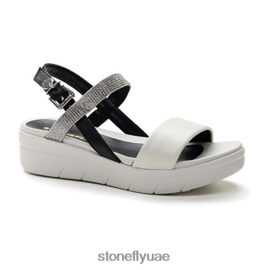 نحيف أكوا الثالث 22 نابا lth / نسيج أسود / فضي / أبيض Stonefly XJX8JT151 صنادل