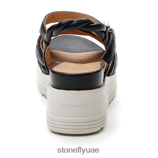 نحيف باركي 22 nappa lth أسود Stonefly XJX8JT207 صنادل