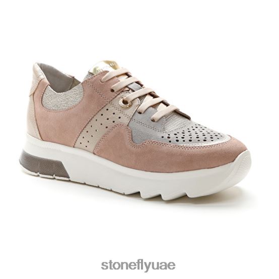 رجال سبوك 24 قطيفة وردي رمادي Stonefly XJX8JT62 أحذية