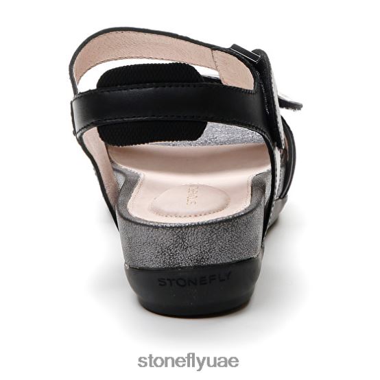 نحيف عشية 29 nappa lth / lycra أسود Stonefly XJX8JT158 صنادل