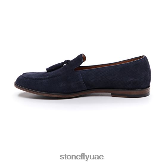 رجال ستيف 2 القطيفة المغسولة أزرق غامق Stonefly XJX8JT311 أحذية