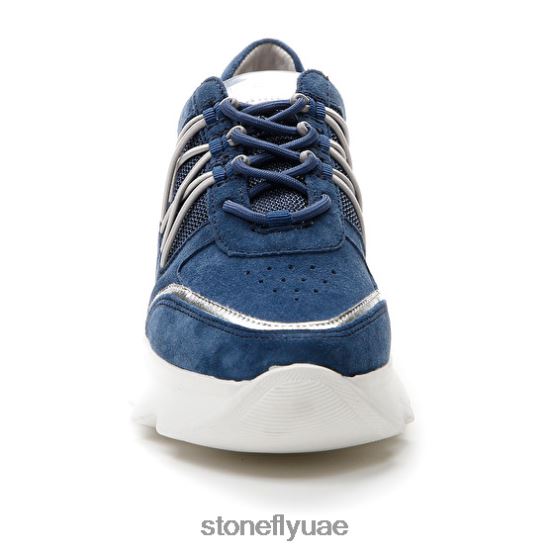 نحيف سبوك 34 قطيفة / نسيج أزرق Stonefly XJX8JT56 أحذية