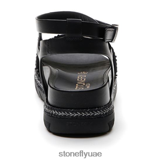 نحيف كيري 3 عجل صغير / منقوش s. أسود Stonefly XJX8JT173 صنادل