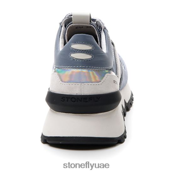 نحيف ببساطة سيدة 4 قطيفة / نسيج أزرق Stonefly XJX8JT38 أحذية