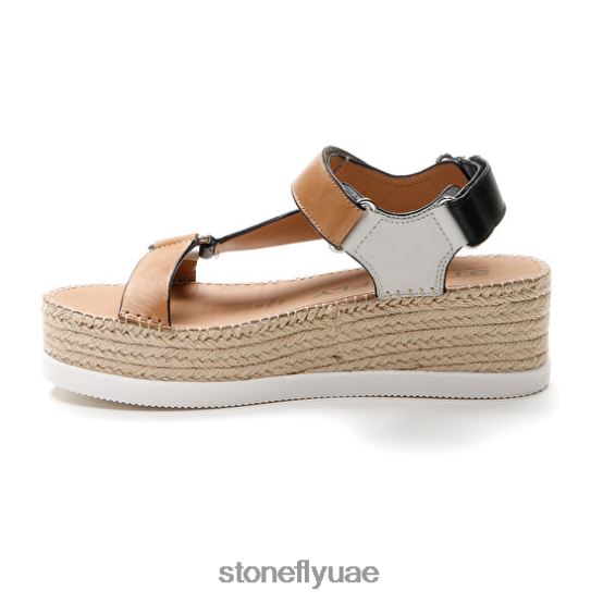 نحيف اليكسيا 6 عجل بني / أبيض / أسود Stonefly XJX8JT199 صنادل