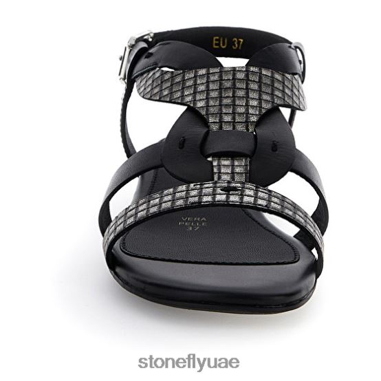 نحيف ديزي 6 نابا lth / s. منقوش أسود Stonefly XJX8JT133 صنادل