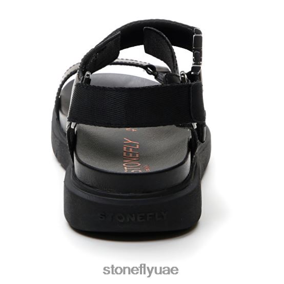 رجال هيدرا 8 عجل lth / نسيج أسود Stonefly XJX8JT359 صنادل