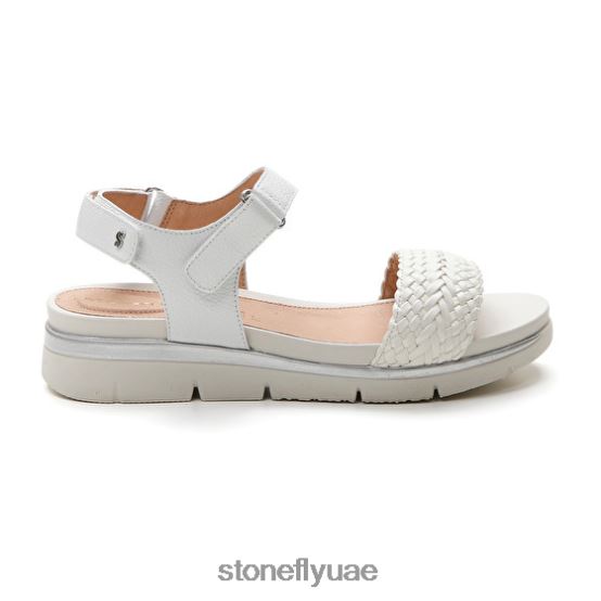 نحيف elody 21 تنقش / nappa lth أبيض Stonefly XJX8JT130 صنادل