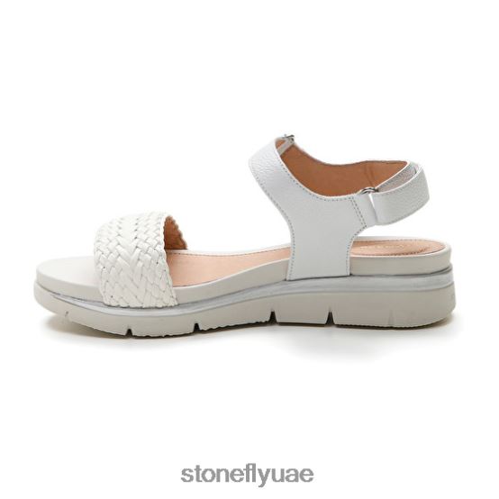 نحيف elody 21 تنقش / nappa lth أبيض Stonefly XJX8JT130 صنادل