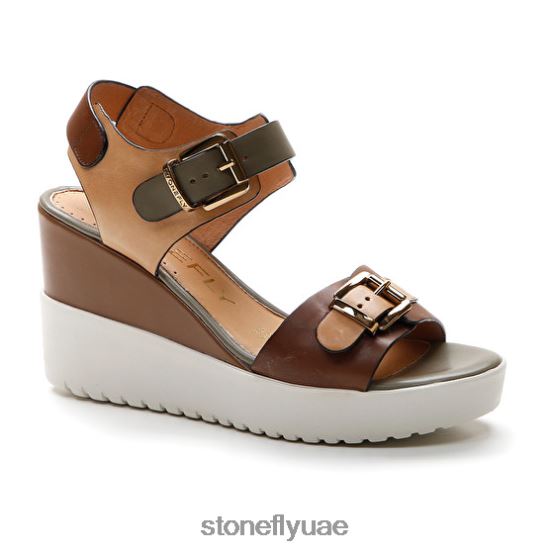 نحيف ely 17 عجل lth بني داكن / بني فاتح / أخضر Stonefly XJX8JT175 صنادل