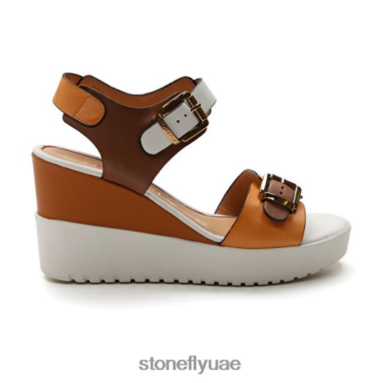 نحيف ely 17 عجل lth بني / أبيض / برتقالي Stonefly XJX8JT177 صنادل
