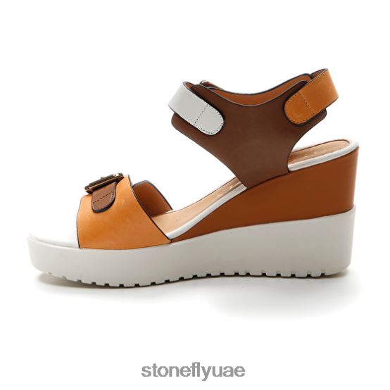 نحيف ely 17 عجل lth بني / أبيض / برتقالي Stonefly XJX8JT177 صنادل