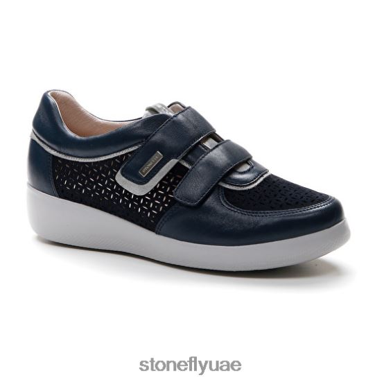 نحيف paseo iv 26 nappa lth / velour أزرق غامق Stonefly XJX8JT109 أحذية