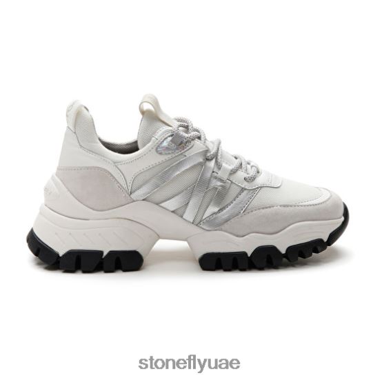 نحيف twiggy 1 نسيج / نابا lth / قطيفة أبيض / قطعة من الجبن Stonefly XJX8JT60 أحذية